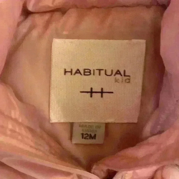 Beautiful Habitual Kid Pink Sherpa Coat, Removable Puffer Jacket 2 in 1 Coat - Picture 4 of 8